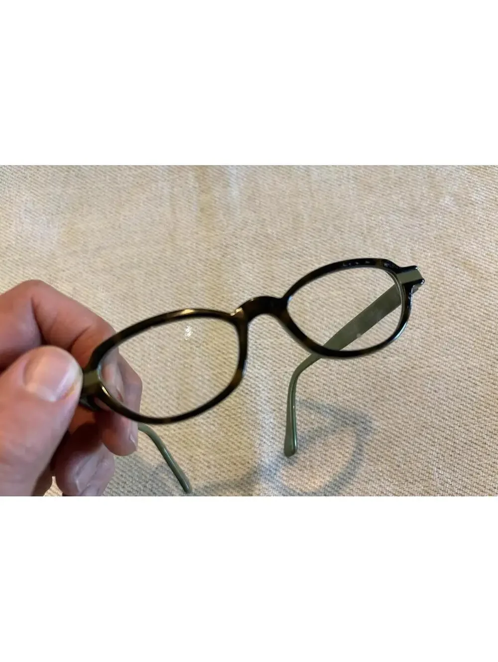 Traction Productions Eyeglasses Frames Hobit 47-22 Full Rim Green Tortoise